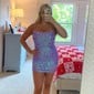 Glitter Square Neck Backless Bodycon Sequin Homecoming Dresse