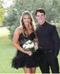 Strapless Tulle Corset Ruffle Homecoming Dresses with Appliques