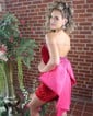 Trendy Strapless Velvet Bodycon Beaded Homecoming Dresses