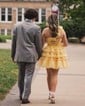 Unique Skater Tulle One Shoulder Cut Out Homecoming Dresses