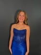 Tight Straight Corset Satin Appliques Homecoming Dresses