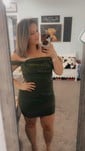Off-The-Shoulder Ruched Bodycon Homecoming Dresses