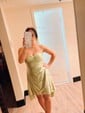 Fitted Satin Sweetheart Ruched Homecoming Dresses