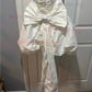 Strapless Satin Puffball Homecoming Dresses With Bow