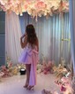 Strapless Satin Puffball Homecoming Dresses With Bow