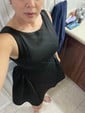 Puffy Backless Satin Homecoming Dresses