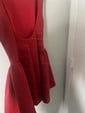 Puffy Backless Satin Homecoming Dresses