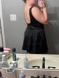 Puffy Backless Satin Homecoming Dresses