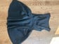 Puffy Backless Satin Homecoming Dresses