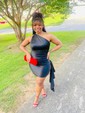 One Shoulder Satin Ruffle Bodycon Homecoming Dresses