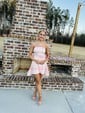 A-line Strapless Satin Homecoming Dresses With Bow
