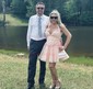 Puffy Corset Halter Homecoming Dresses