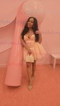 Puffy Corset Halter Homecoming Dresses
