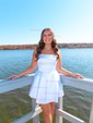 Puffy Strapless Lace-up Short Homecoming Dresses