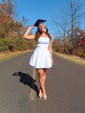 Puffy Strapless Lace-up Short Homecoming Dresses