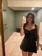 Casual A-line V-neck Satin Homecoming Dresses