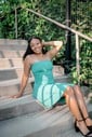 A-line Strapless Tiered Ruffle Homecoming Dresses