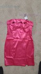 Strapless Satin Bodycon Homecoming Dresses With Split