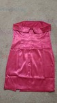 Strapless Satin Bodycon Homecoming Dresses With Split