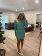 Off-The-Shoulder Long Sleeves Ruched Bodycon Homecoming Dresses