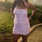 Glitter Halter Ruched Bodycon Homecoming Dresses