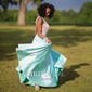 Ball Gown Illusion Satin Cut Out Prom Dresses With Beading