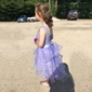 Ball Gown Scoop Neck Tulle Ruffle Tiered Prom Dresses