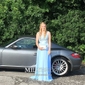 A-line Illusion Floor-length Chiffon Prom Dresses With Appliques