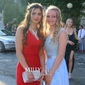 A-line Illusion Floor-length Chiffon Prom Dresses With Appliques