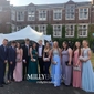 A-line Illusion Floor-length Chiffon Prom Dresses With Appliques