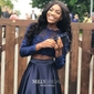 Ball Gown Illusion Lace Satin Long Sleeves Two Piece Prom Dresses