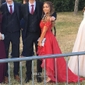 A-line Off-the-shoulder Asymmetrical Tulle Prom Dresses With Appliques
