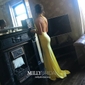 Mermaid Halter Jersey Backless Prom Dresses