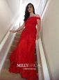 Mermaid Off-the-shoulder Tulle Prom Dresses With Appliques