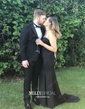 Mermaid Sweetheart Jersey Strapless Prom Dresses