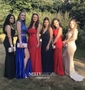 Black Sheath/Column Cowl Neck Floor-length Jersey Prom Dresses