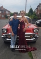 Mermaid V-neck Backless Sparkly Sequin Prom Dresses