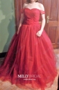 Ball Gown/Princess Sweetheart Tulle Chapel Train Wedding Dresses With Ruffles