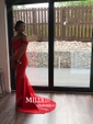Mermaid Stretch Crepe Off-the-shoulder Prom Dresses With Appliques