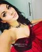 Ball Gown V-neck Velvet Tulle Ruffle Prom Dresses