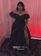 Ball Gown Off-the-shoulder Satin Modest Prom Dresses With Ruched