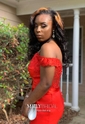 Mermaid Stretch Crepe Off-the-shoulder Prom Dresses With Appliques