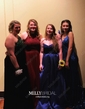 Mermaid V-neck Sparkly Sequin Prom Dresses With Appliques
