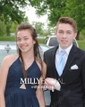 A-line Halter Chiffon Cut Out Prom Dresses With Ruched