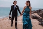 Mermaid High Neck Jersey Prom Dresses With Appliques