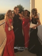 Mermaid Sweetheart Jersey Strapless Prom Dresses