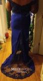 Mermaid Stretch Crepe Off-the-shoulder Prom Dresses With Appliques