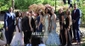 Mermaid V-neck Backless Sparkly Sequin Prom Dresses
