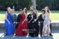 Princess Strapless Satin Floor-length Beading Prom Dresses