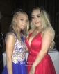 Black A-line V-neck Floor-length Tulle Prom Dresses With Split